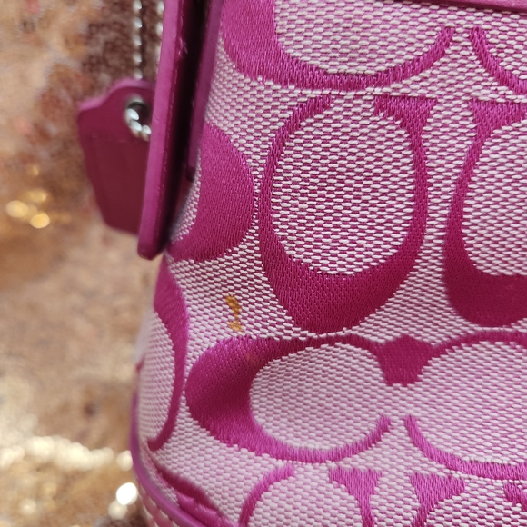 Coach Pink Logo Crossbody Bag - Picture 11 of 11